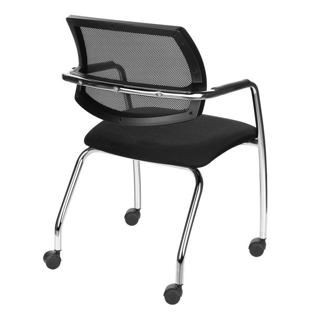 GAMA Besucherstuhl | Rollbar, Netzrücken oder Vollpolster