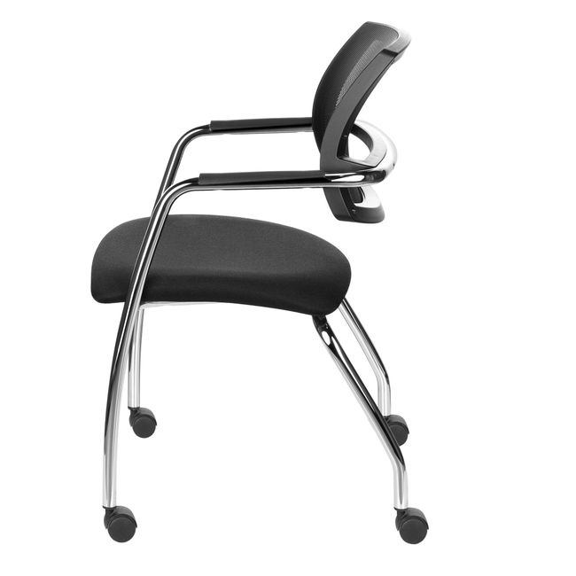 GAMA Besucherstuhl | Rollbar, Netzrücken oder Vollpolster