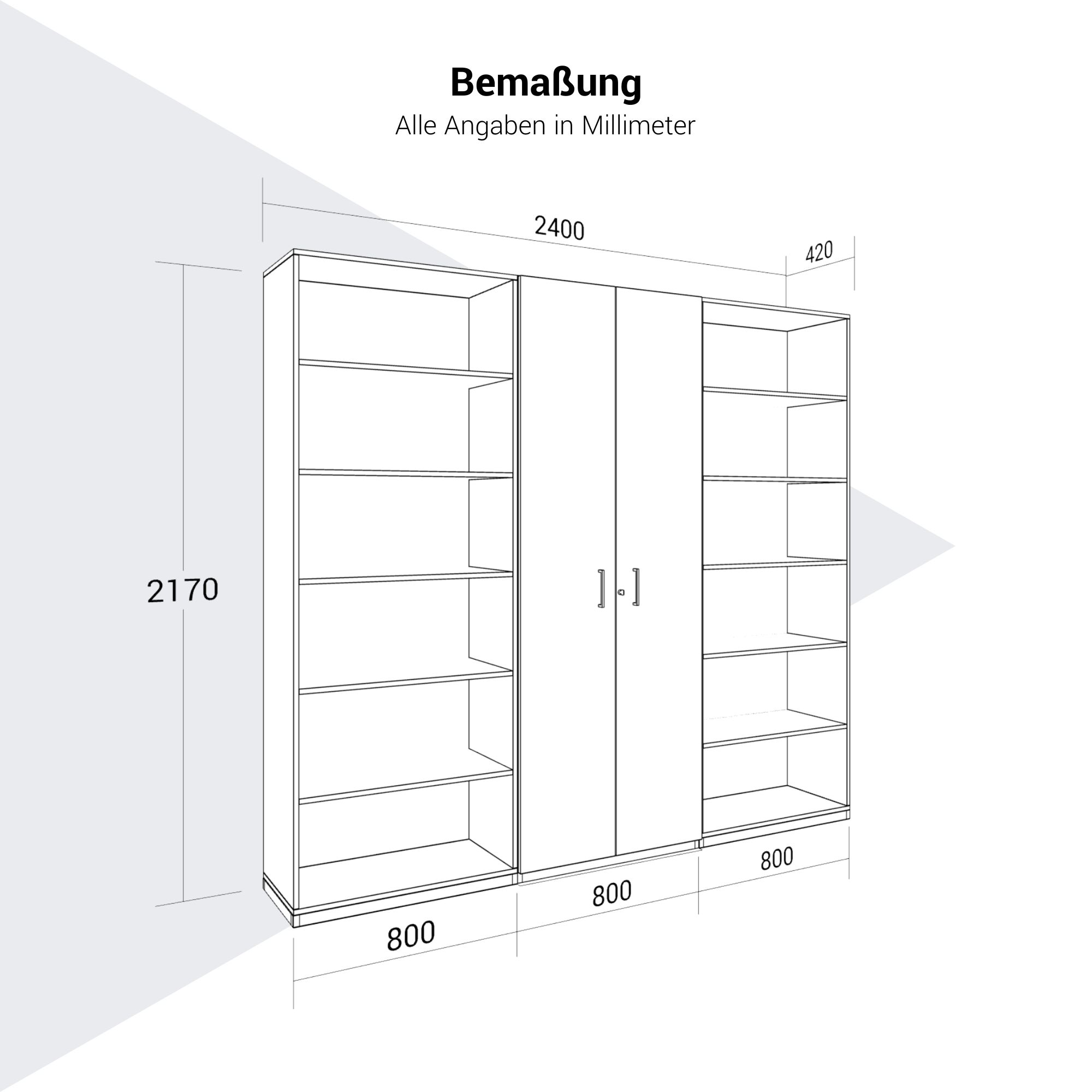 CHOICE Mur mur | 6OH, 2400 x 2170 mm, blanc - 10 Main Image