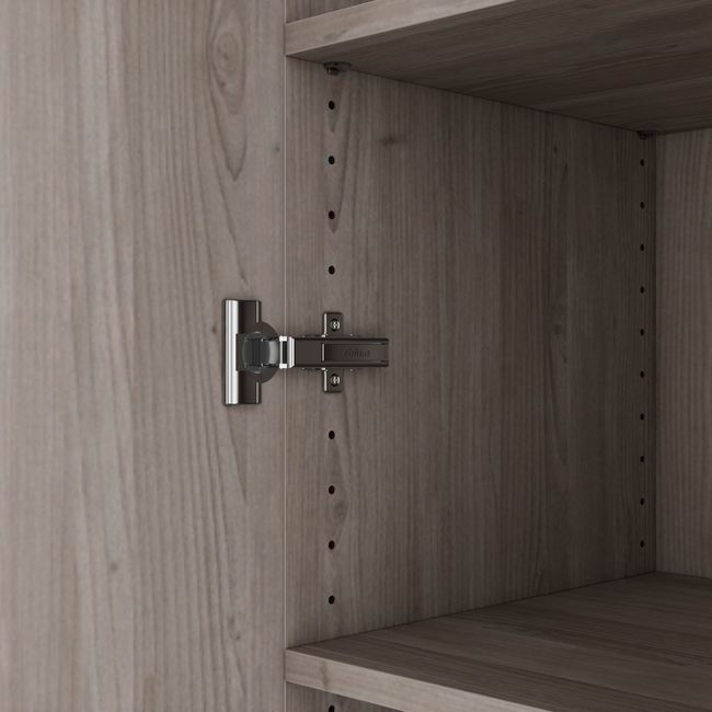 CHOICE Schrankwand | 6OH, 2400 x 2170 mm, Nordeiche grau