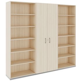 CHOICE Schrankwand | 6OH, 2400 x 2170 mm, Sandesche