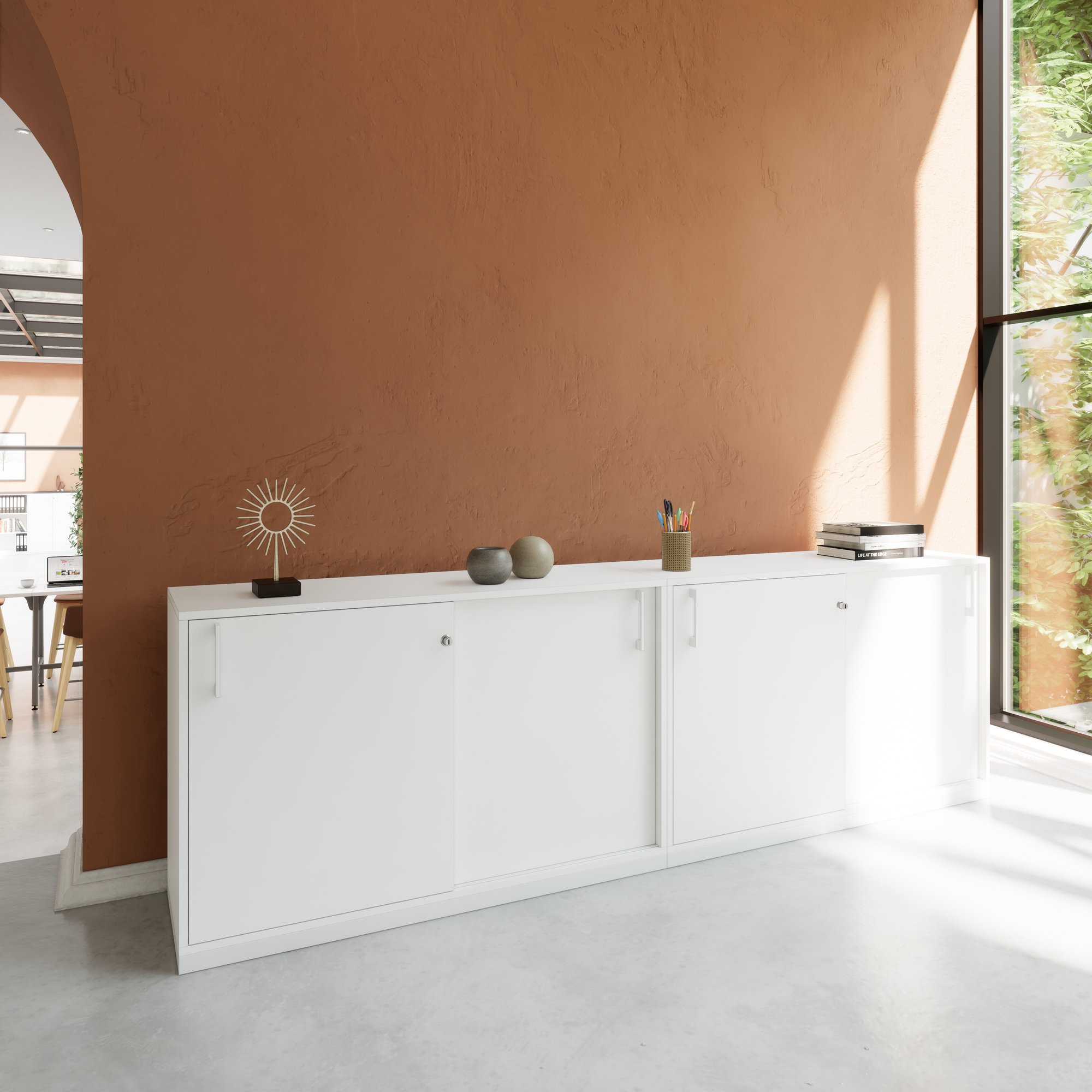 CHOICE Ensemble de placards | 2OH, 2400 x 760 mm, blanc - 2 Main Image