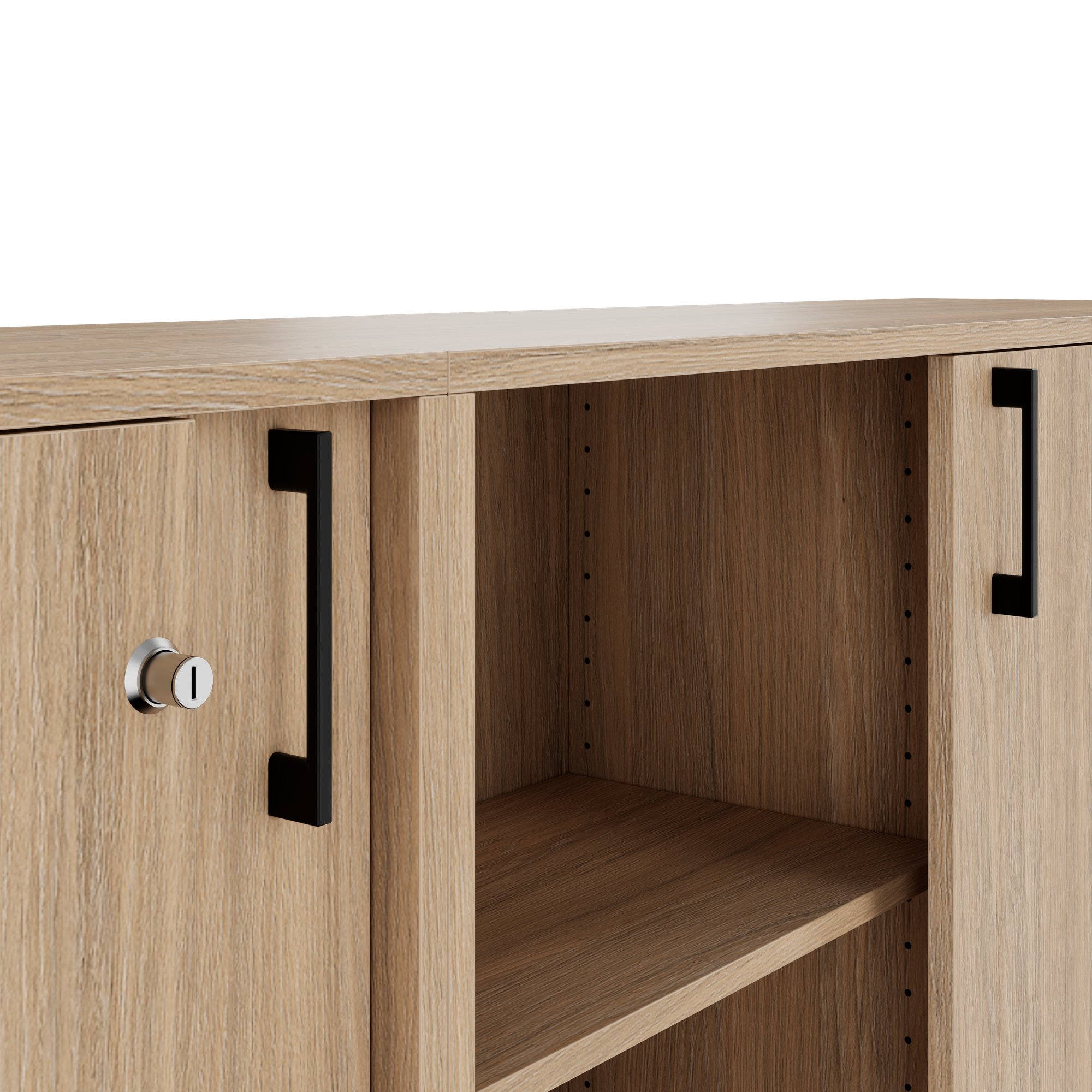 CHOICE Set di armadietti | 2oh, 2400 x 760 mm, quercia ambra - 6 Main Image
