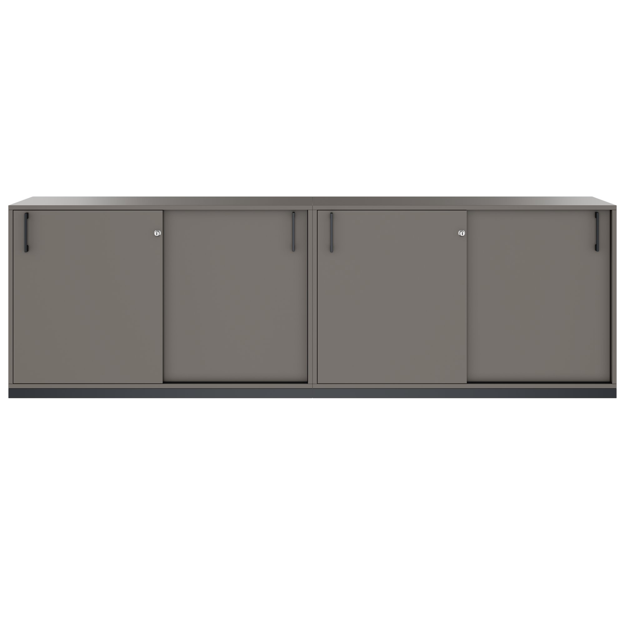 CHOICE Ensemble de placards | 2OH, 2400 x 760 mm, gris cubanite - 3 Main Image