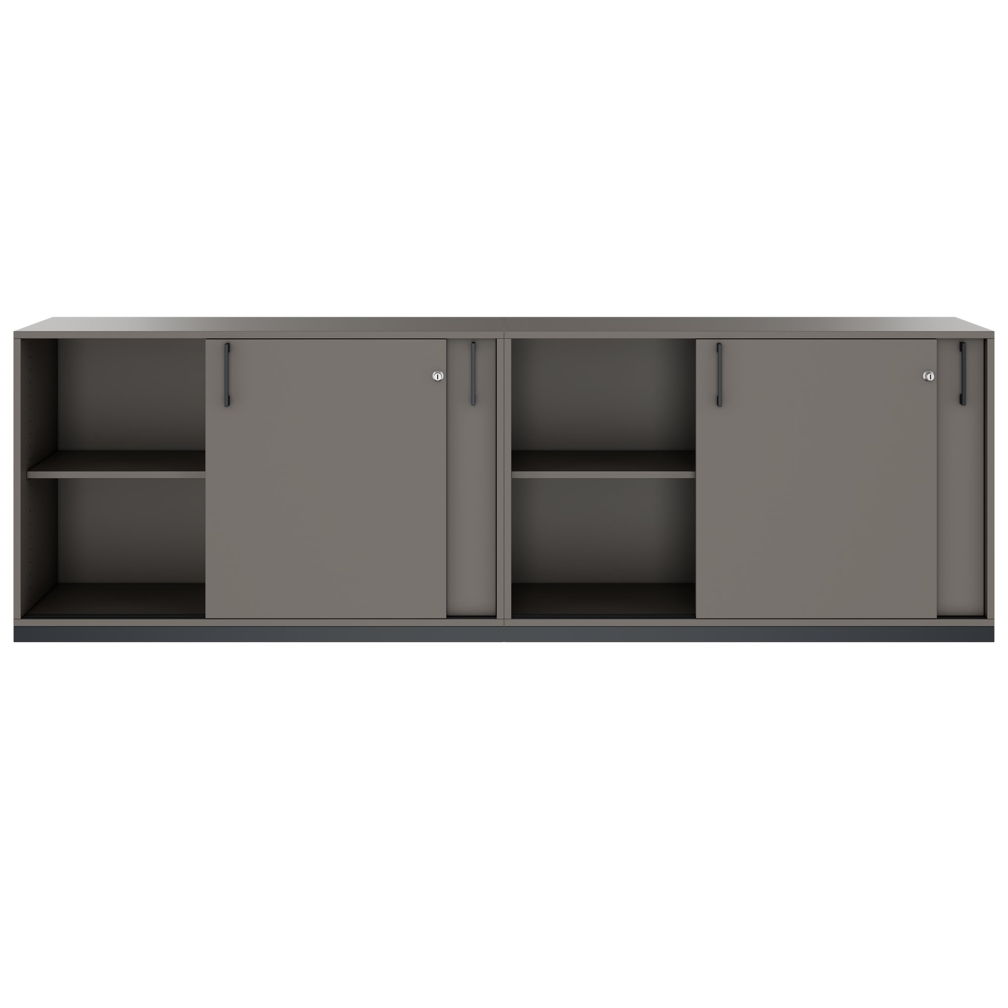 CHOICE Ensemble de placards | 2OH, 2400 x 760 mm, gris cubanite - 4 Main Image