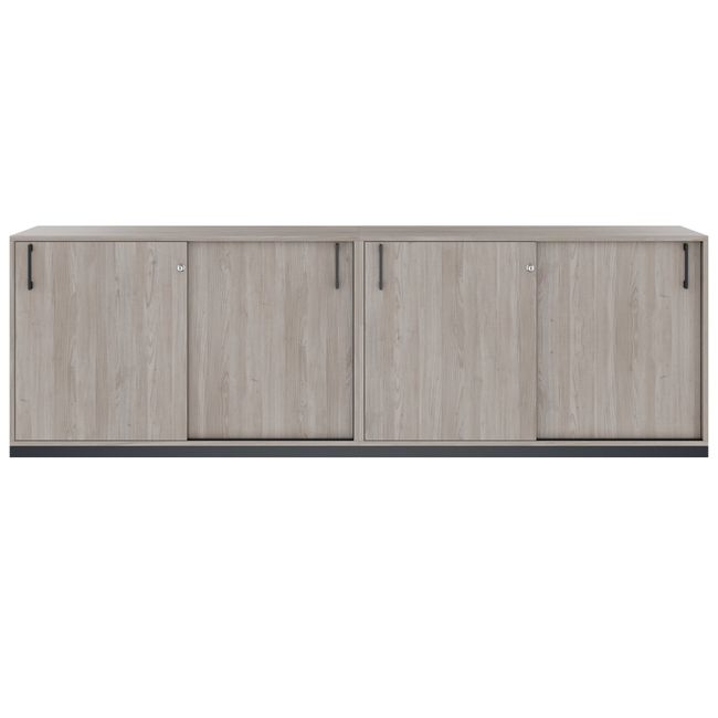 CHOICE Schrankset | 2OH, 2400 x 760 mm, Nordeiche grau CHOICE Schrankset | 2OH, 2400 x 760 mm, Nordeiche grau