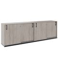 CHOICE Schrankset | 2OH, 2400 x 760 mm, Nordeiche grau - 1 Thumbnail Image