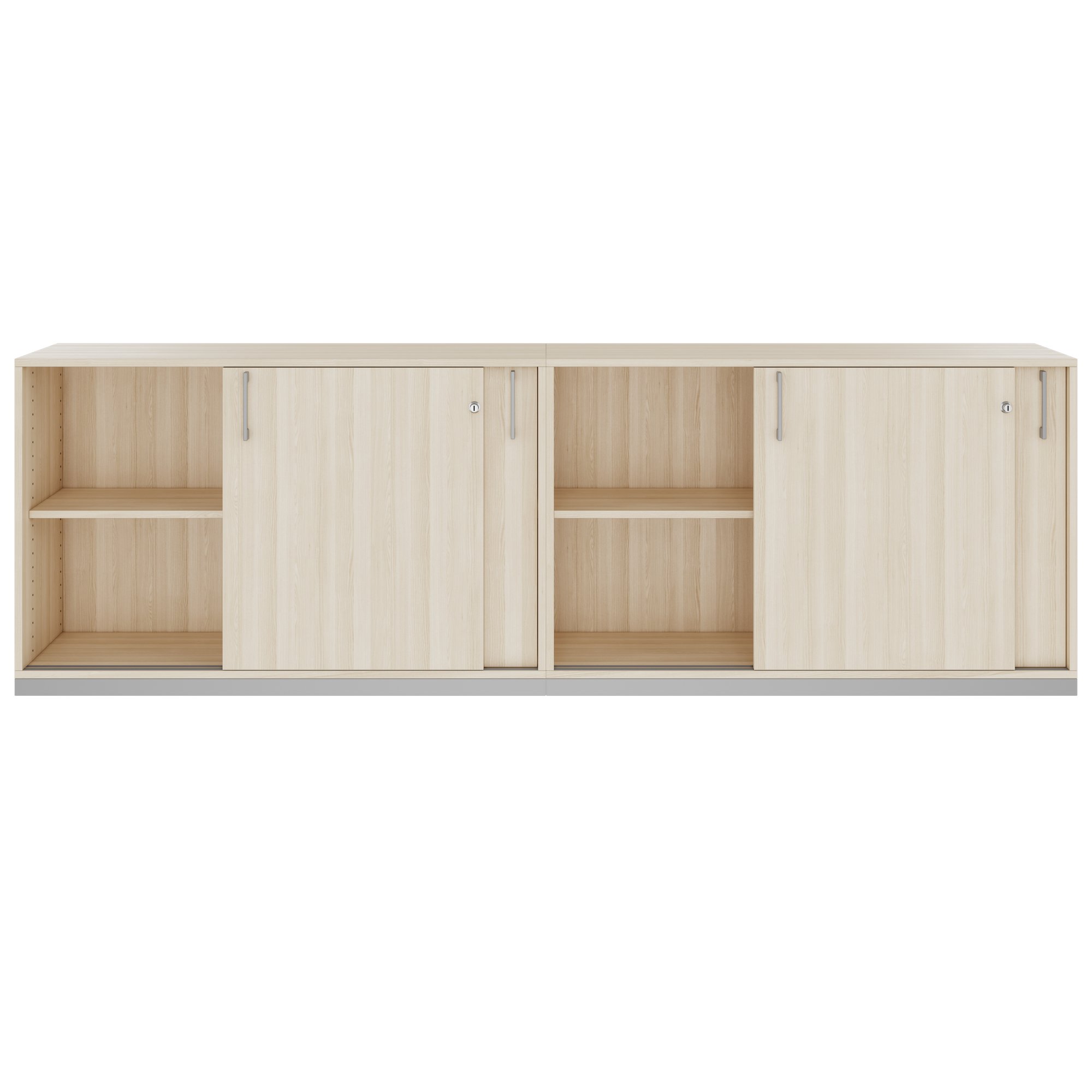 CHOICE Ensemble de placards | 2OH, 2400 x 760 mm, cendres de sable - 4 Main Image