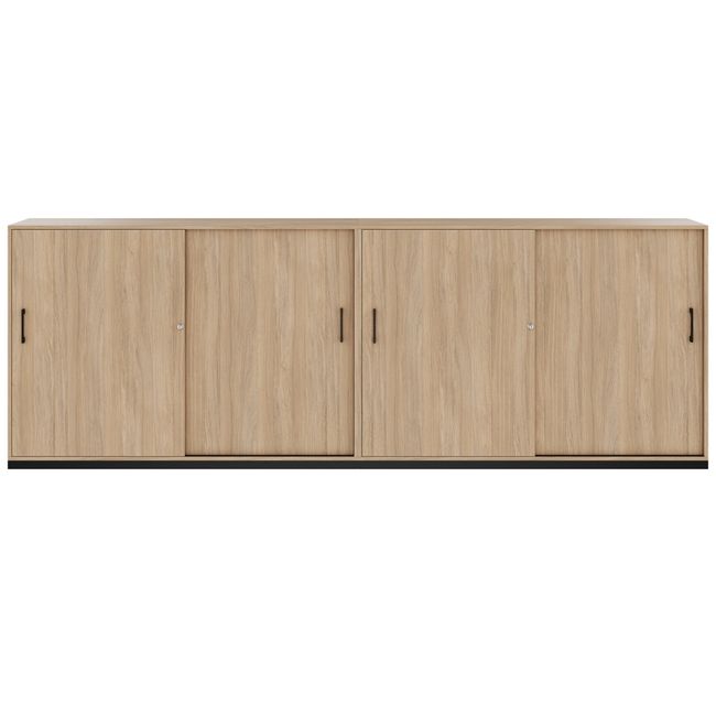 CHOICE Schrankset | 3OH, 3200 x 1115 mm, Bernsteineiche