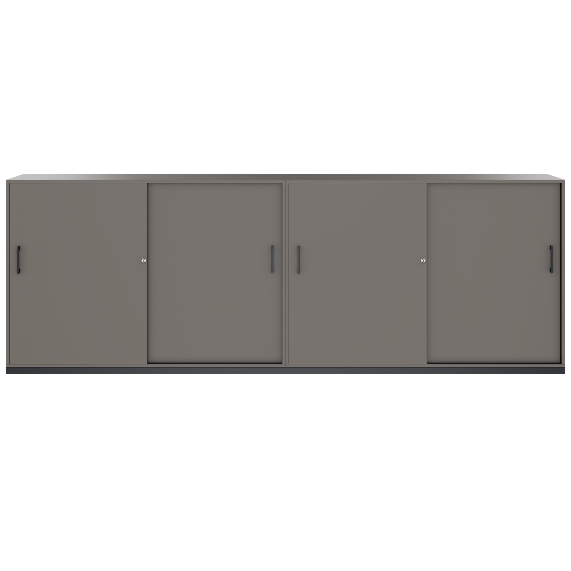 CHOICE Set di armadietti | 3OH, 3200 x 1115 mm, grigio cubanite - 3 Main Image