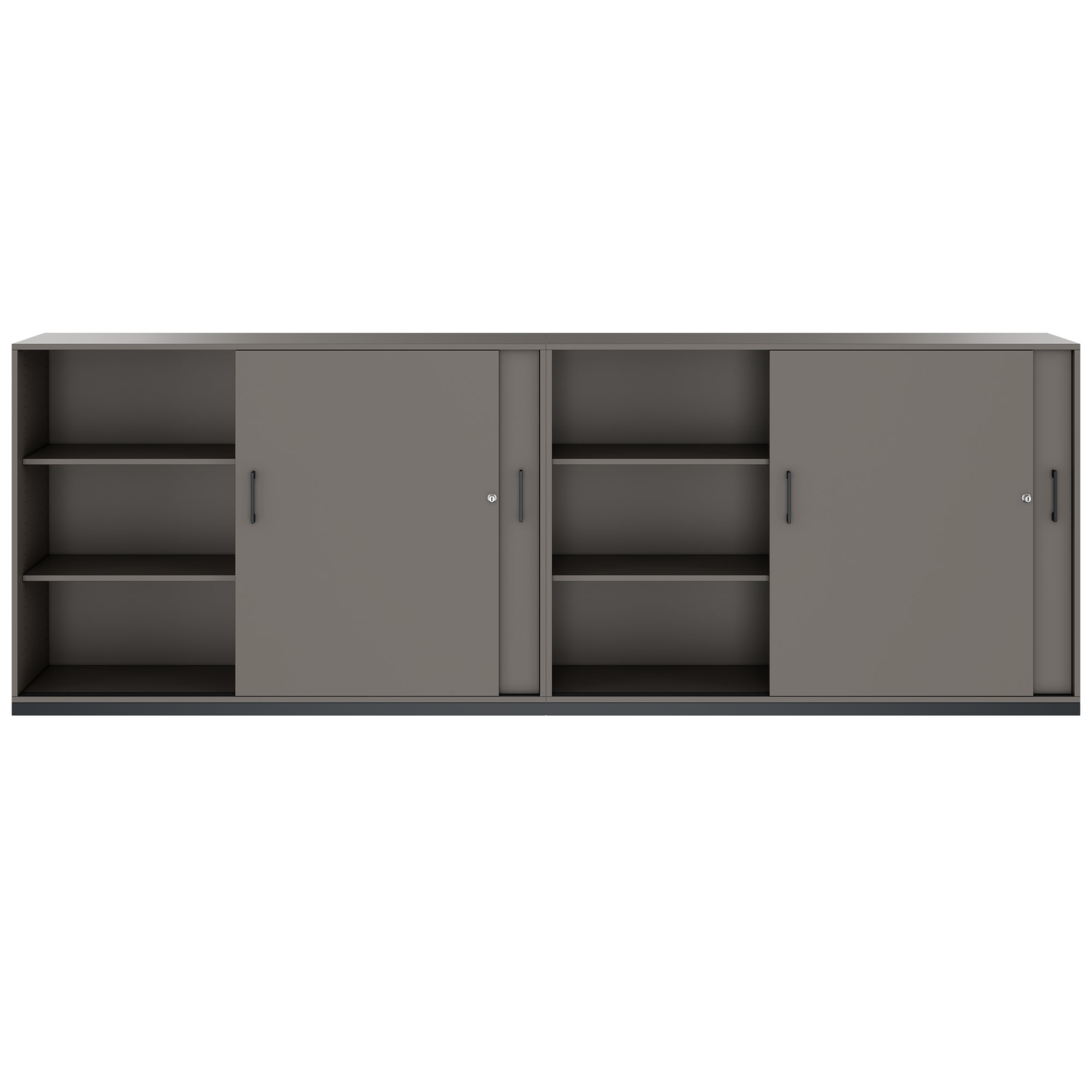CHOICE Set di armadietti | 3OH, 3200 x 1115 mm, grigio cubanite - 4 Main Image