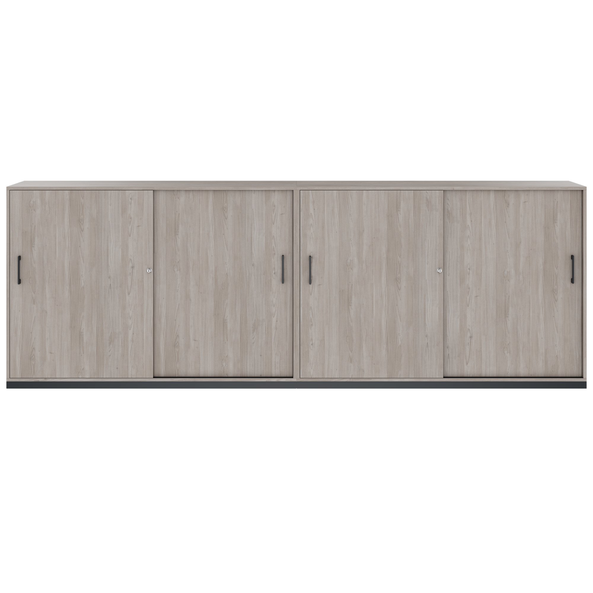 CHOICE Set di armadietti | 3oh, 3200 x 1115 mm, grigio di quercia nord - 3 Main Image