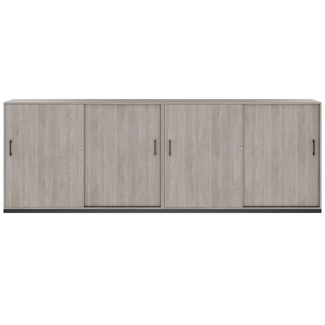 CHOICE Schrankset | 3OH, 3200 x 1115 mm, Nordeiche grau CHOICE Schrankset | 3OH, 3200 x 1115 mm, Nordeiche grau