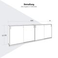 CHOICE Set di armadietti | 3oh, 3200 x 1115 mm, grigio di quercia nord - 7 Thumbnail Image