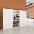 CHOICE Schrankwand | 5OH, 2400 x 1820 mm, Weiss - 2 Thumbnail Image