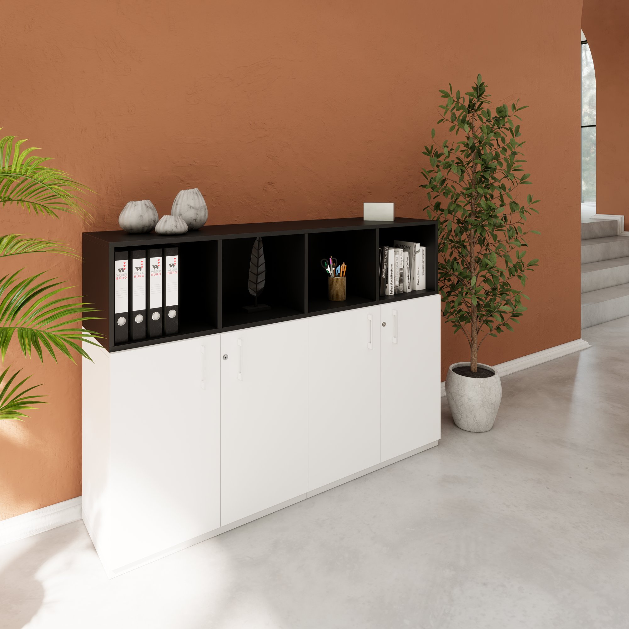 CHOICE Schrankset | 3OH, 1600 x 1130 mm, Weiss - 2 Main Image