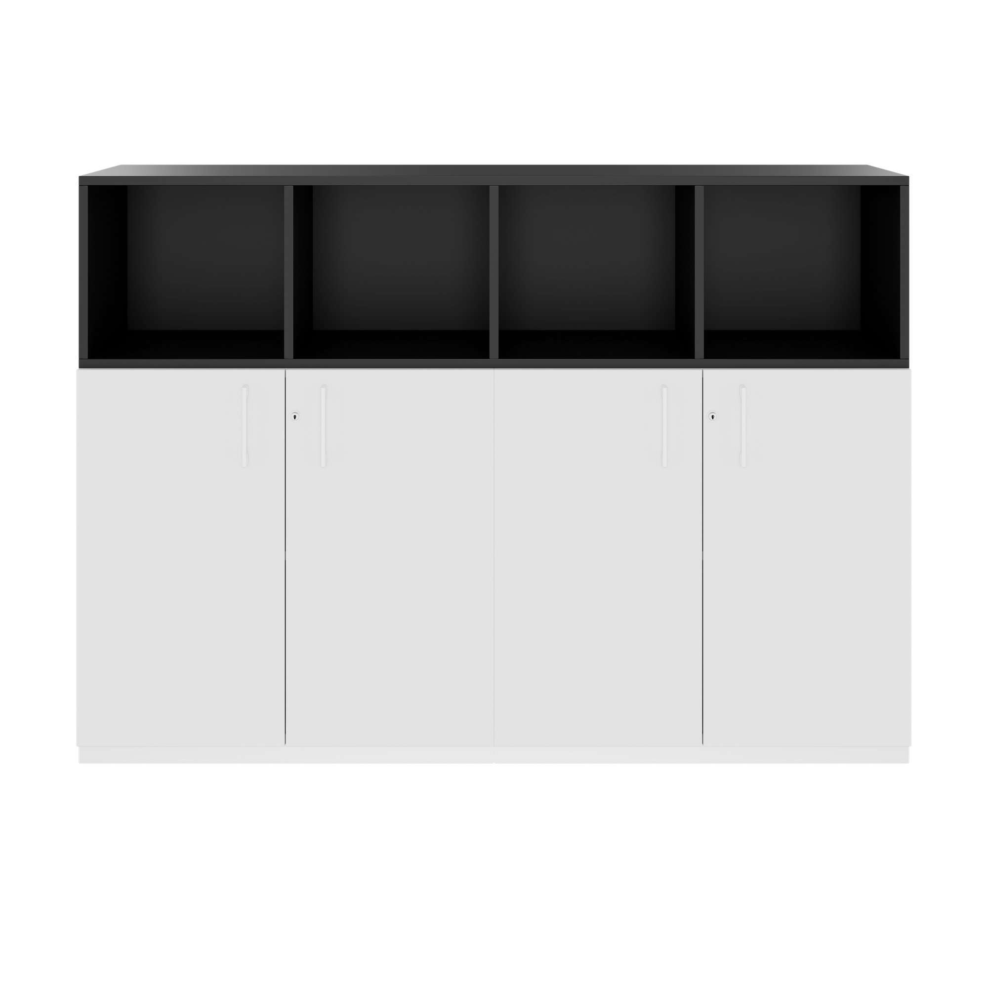 CHOICE Schrankset | 3OH, 1600 x 1130 mm, Weiss - 3 Main Image