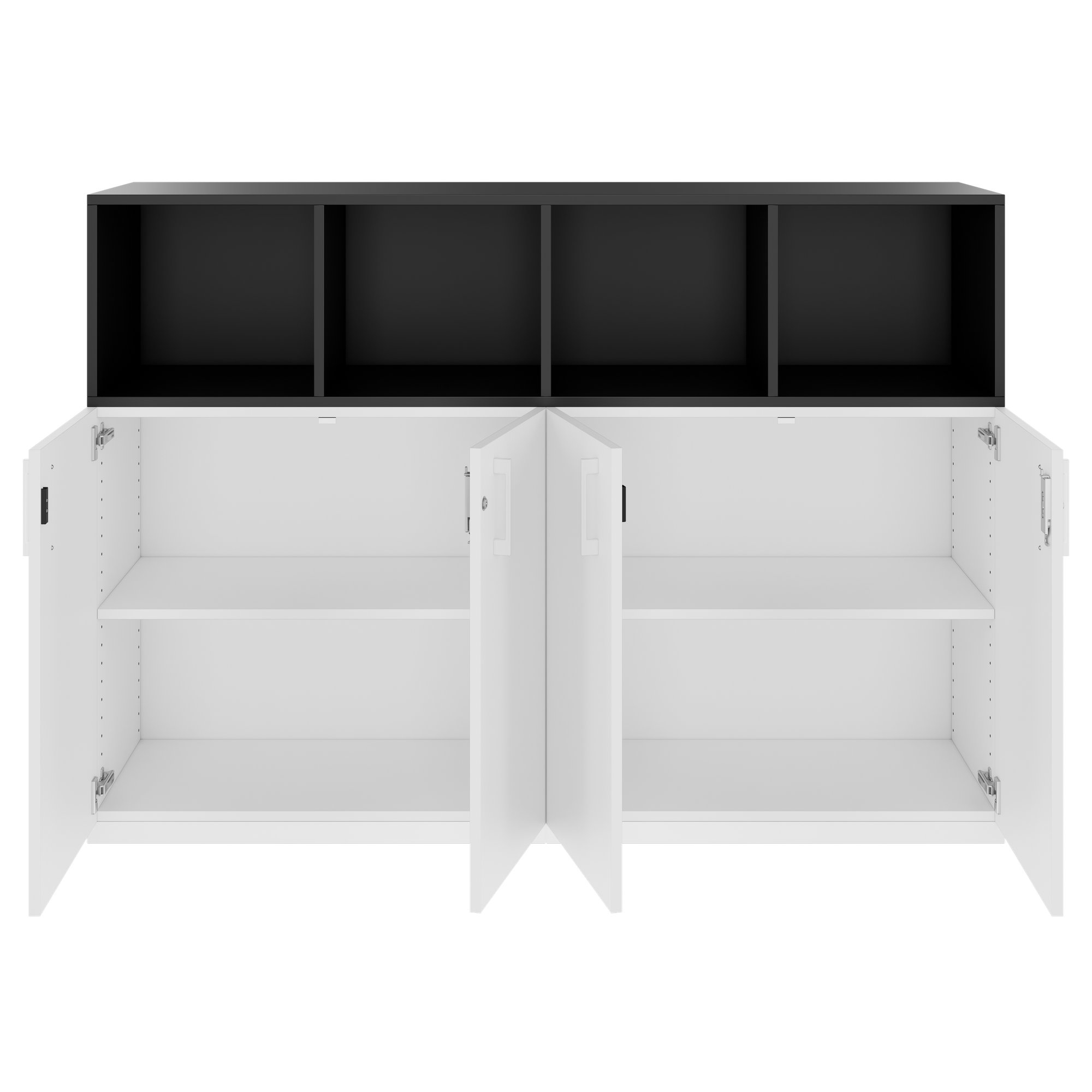 CHOICE Schrankset | 3OH, 1600 x 1130 mm, Weiss - 4 Main Image