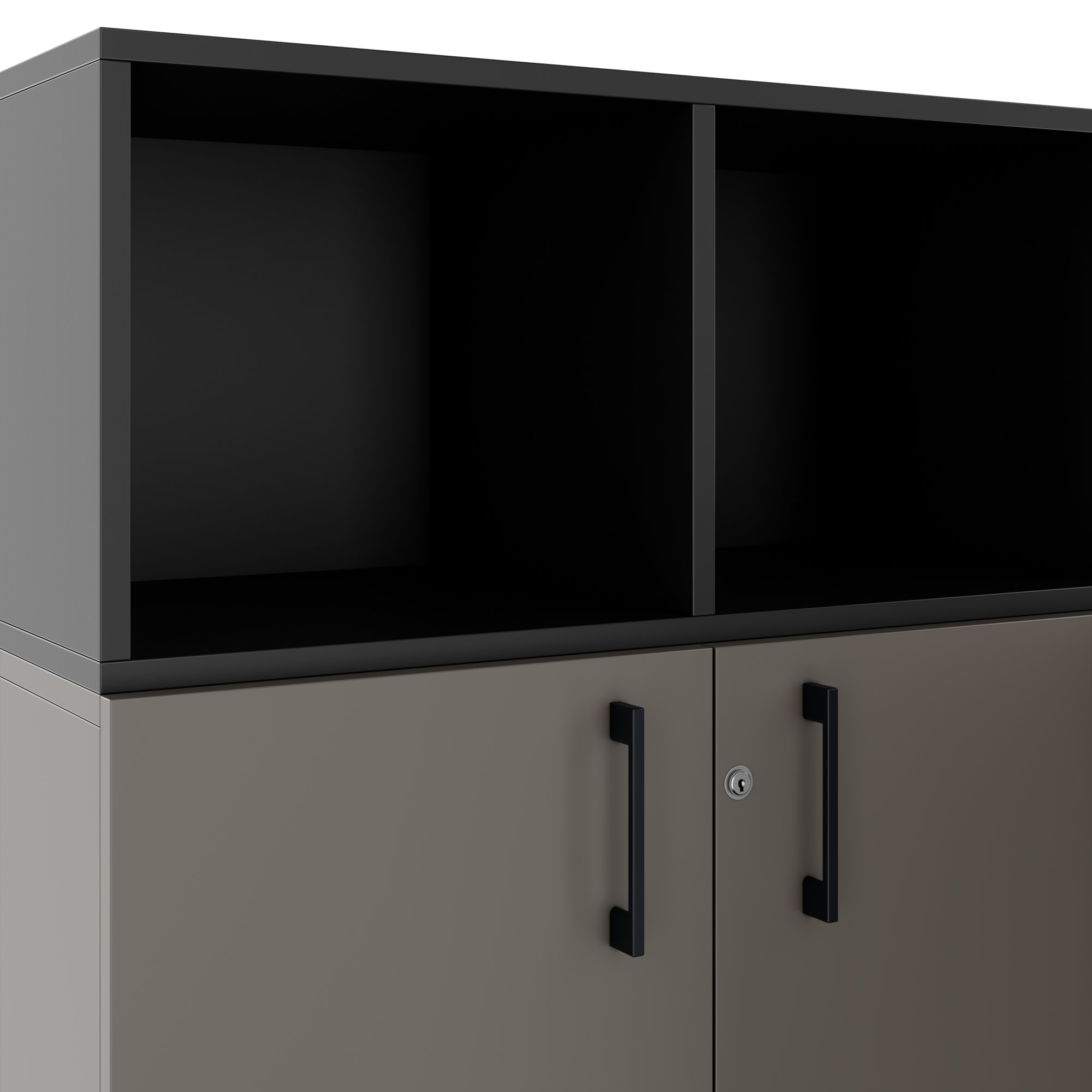 CHOICE Schrankset | 3OH, 1600 x 1130 mm, Cubanitgrau - 6 Main Image