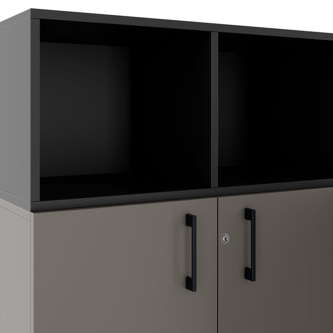 CHOICE Schrankset | 3OH, 1600 x 1130 mm, Cubanitgrau