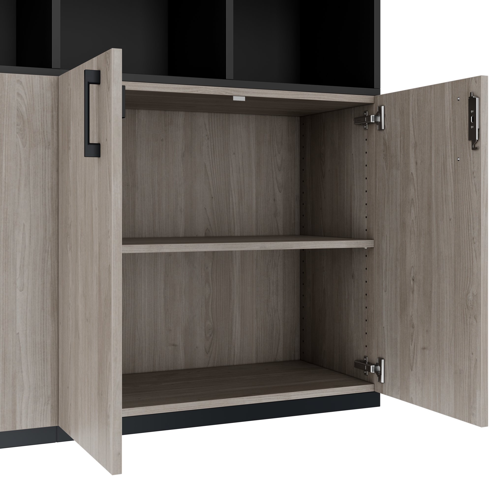 CHOICE Schrankset | 3OH, 1600 x 1130 mm, Nordeiche grau - 7 Main Image