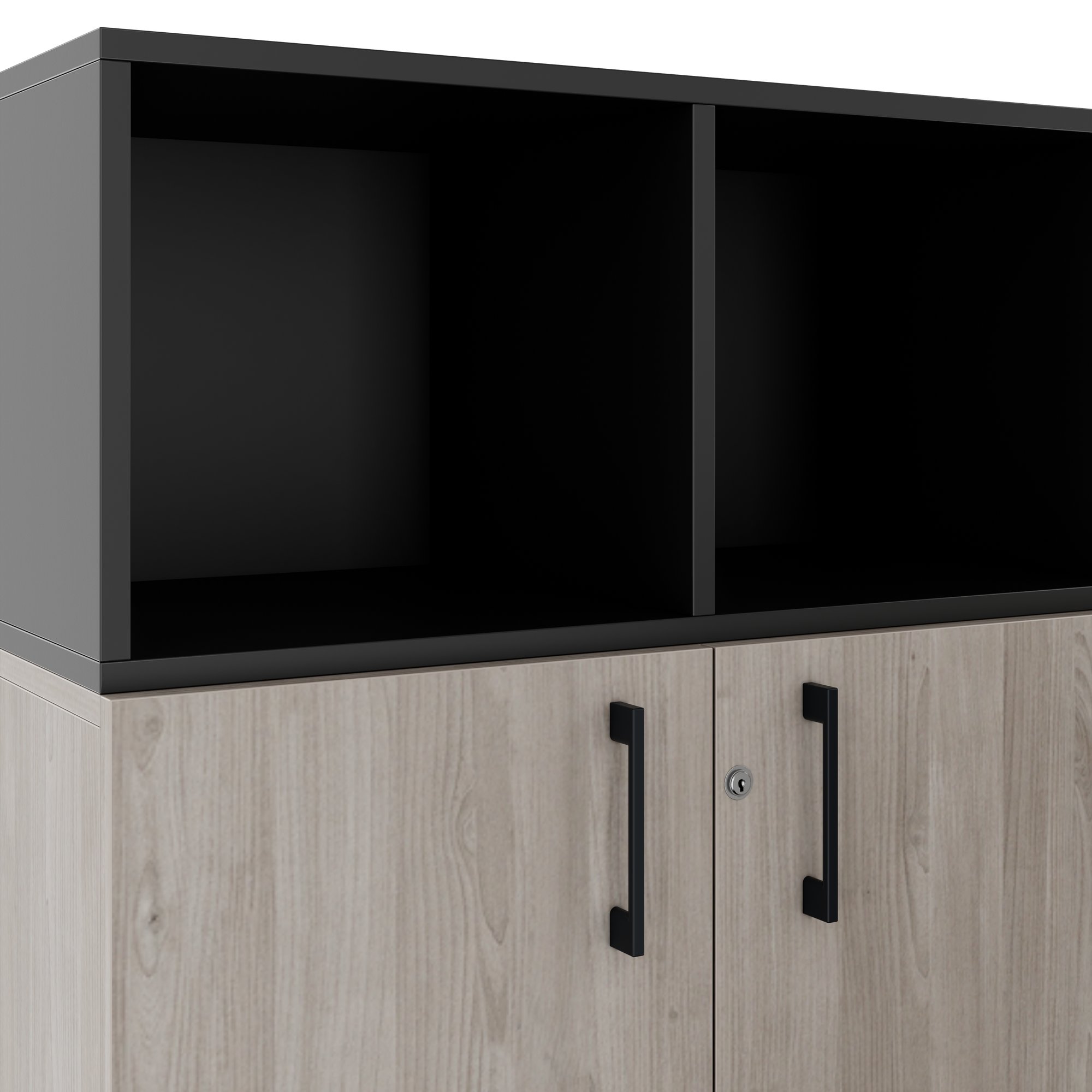 CHOICE Schrankset | 3OH, 1600 x 1130 mm, Nordeiche grau - 6 Main Image