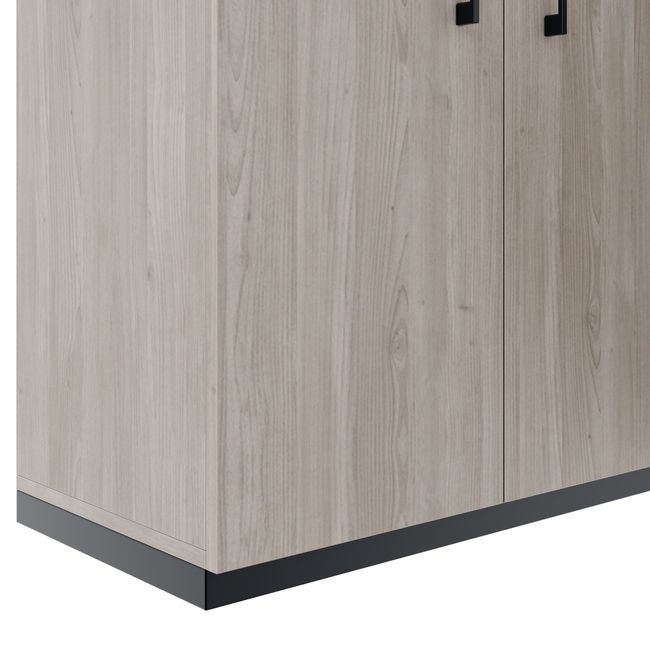 CHOICE Schrankset | 3OH, 1600 x 1130 mm, Nordeiche grau