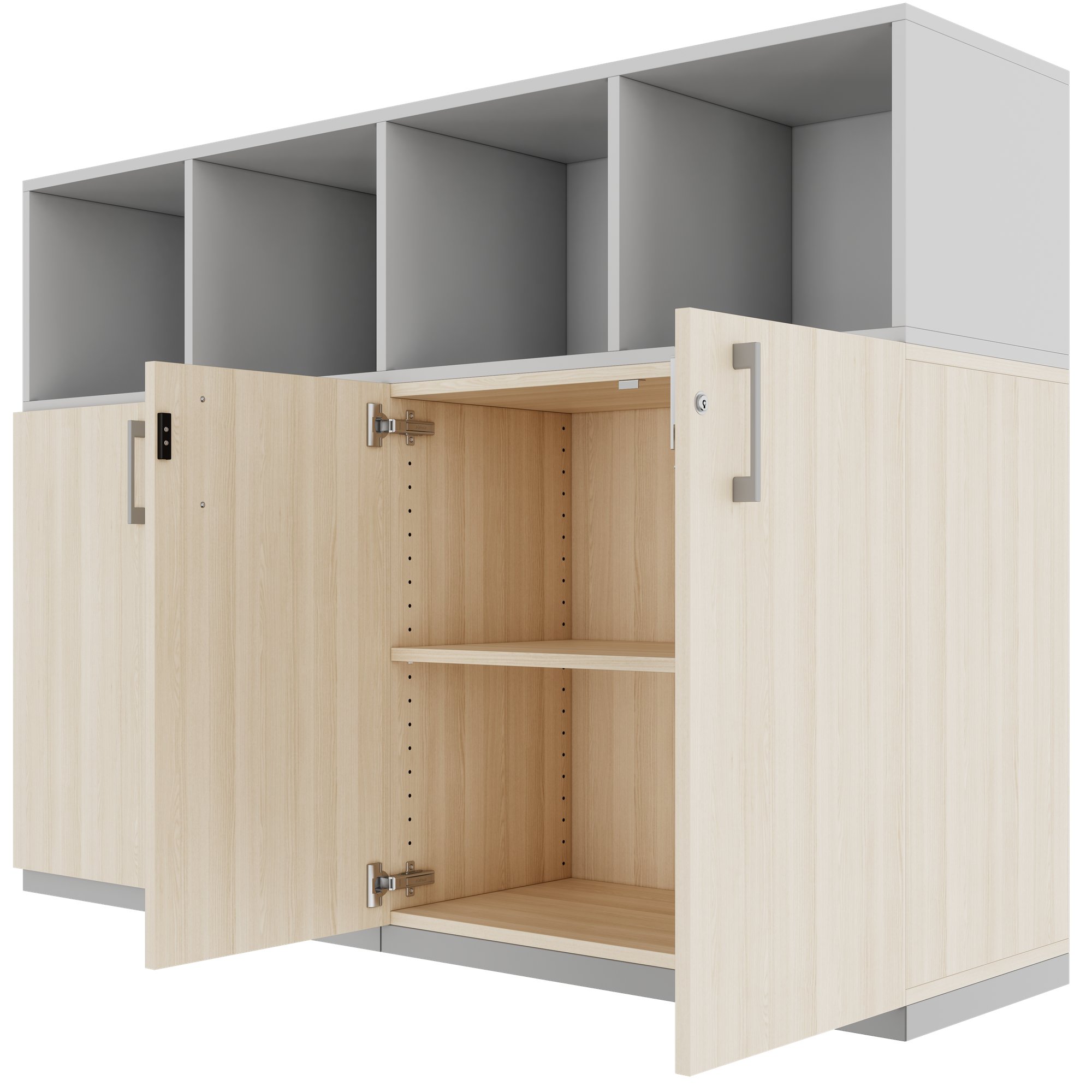 CHOICE Schrankset | 3OH, 1600 x 1130 mm, Sandesche - 8 Main Image