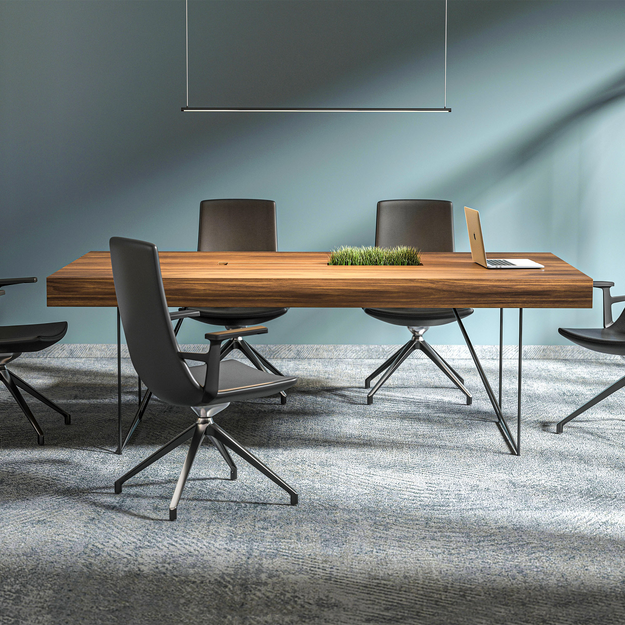 AIR EXECUTIVE Konferenztisch | 2200 x 1300 mm (8 Personen) - 6 Main Image