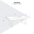 AIR EXECUTIVE Konferenztisch | 2200 x 1300 mm (8 Personen) AIR EXECUTIVE Konferenztisch | 2200 x 1300 mm (8 Personen)