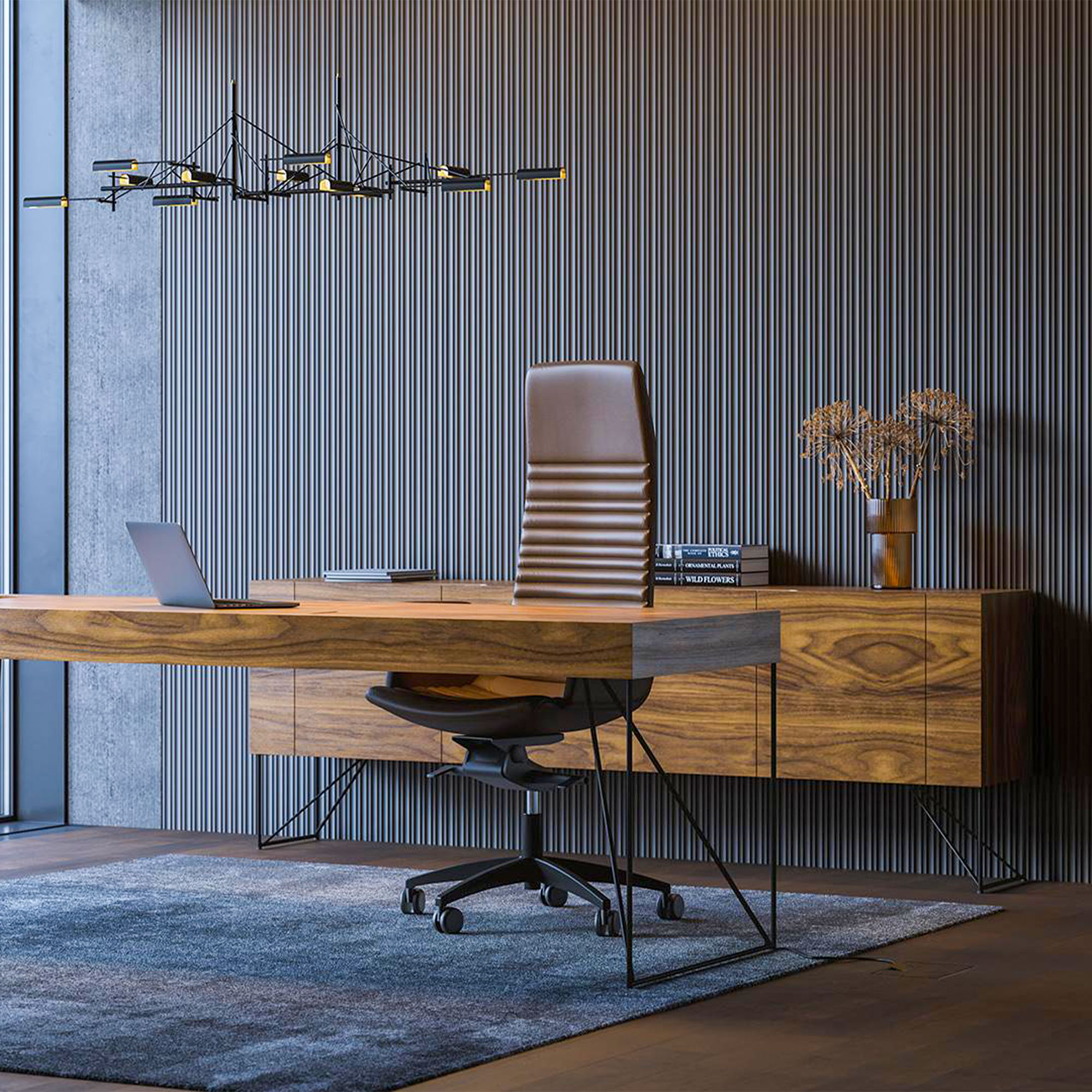 AIR EXECUTIVE Sideboard | 2200 x 780 mm, Echtholzfurnier - 6 Main Image