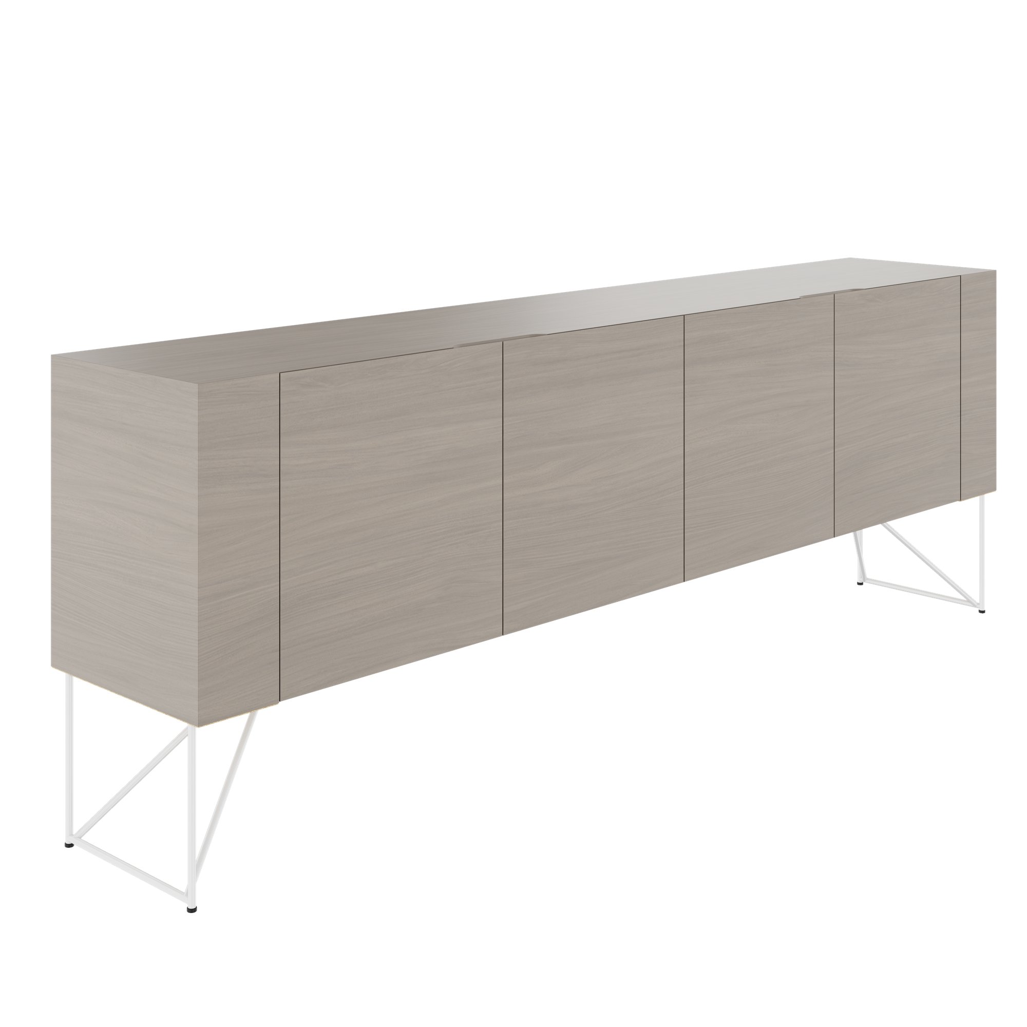 AIR EXECUTIVE Sideboard | 2200 x 780 mm, Echtholzfurnier - 10 Main Image