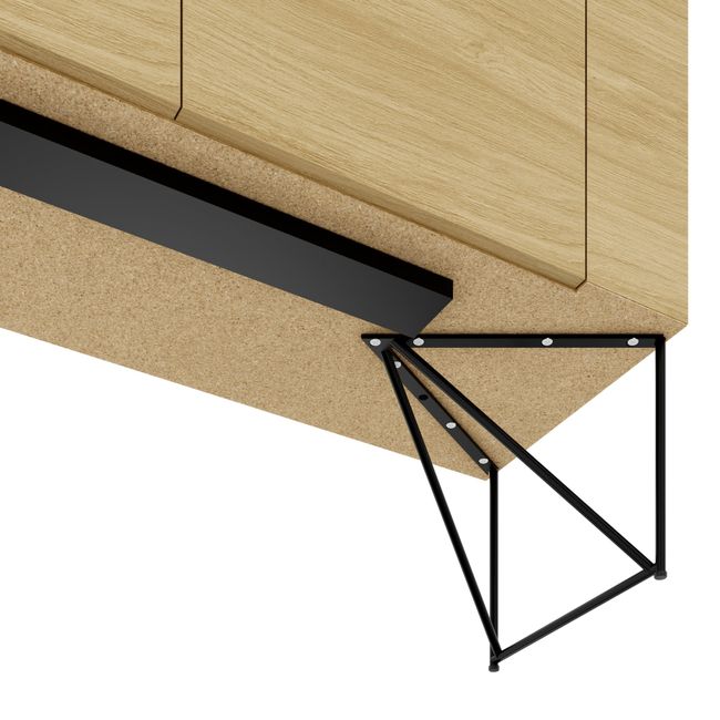 AIR EXECUTIVE Sideboard | 2200 x 780 mm, Echtholzfurnier AIR EXECUTIVE Sideboard | 2200 x 780 mm, Echtholzfurnier