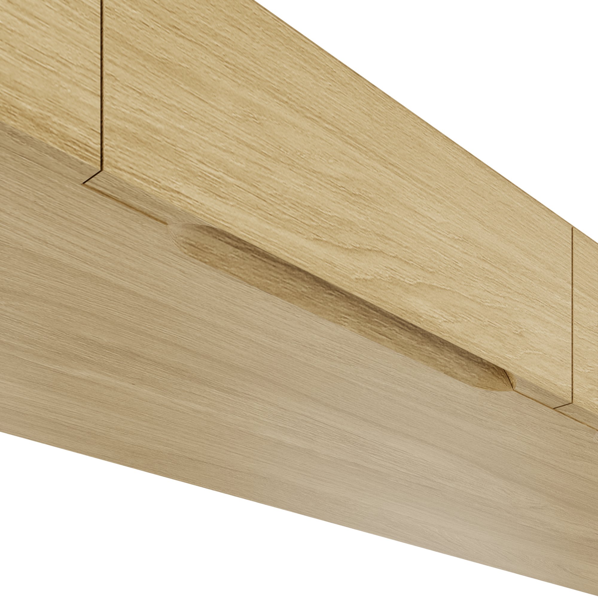 AIR EXECUTIVE Wandregal | 2200 x 150 mm, Echtholzfurnier - 11 Main Image