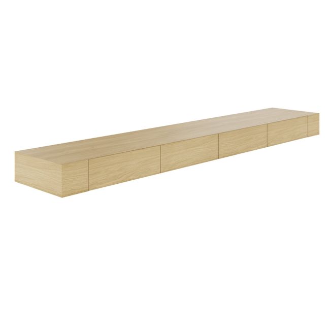 AIR EXECUTIVE Wandregal | 2200 x 140 mm, Echtholzfurnier