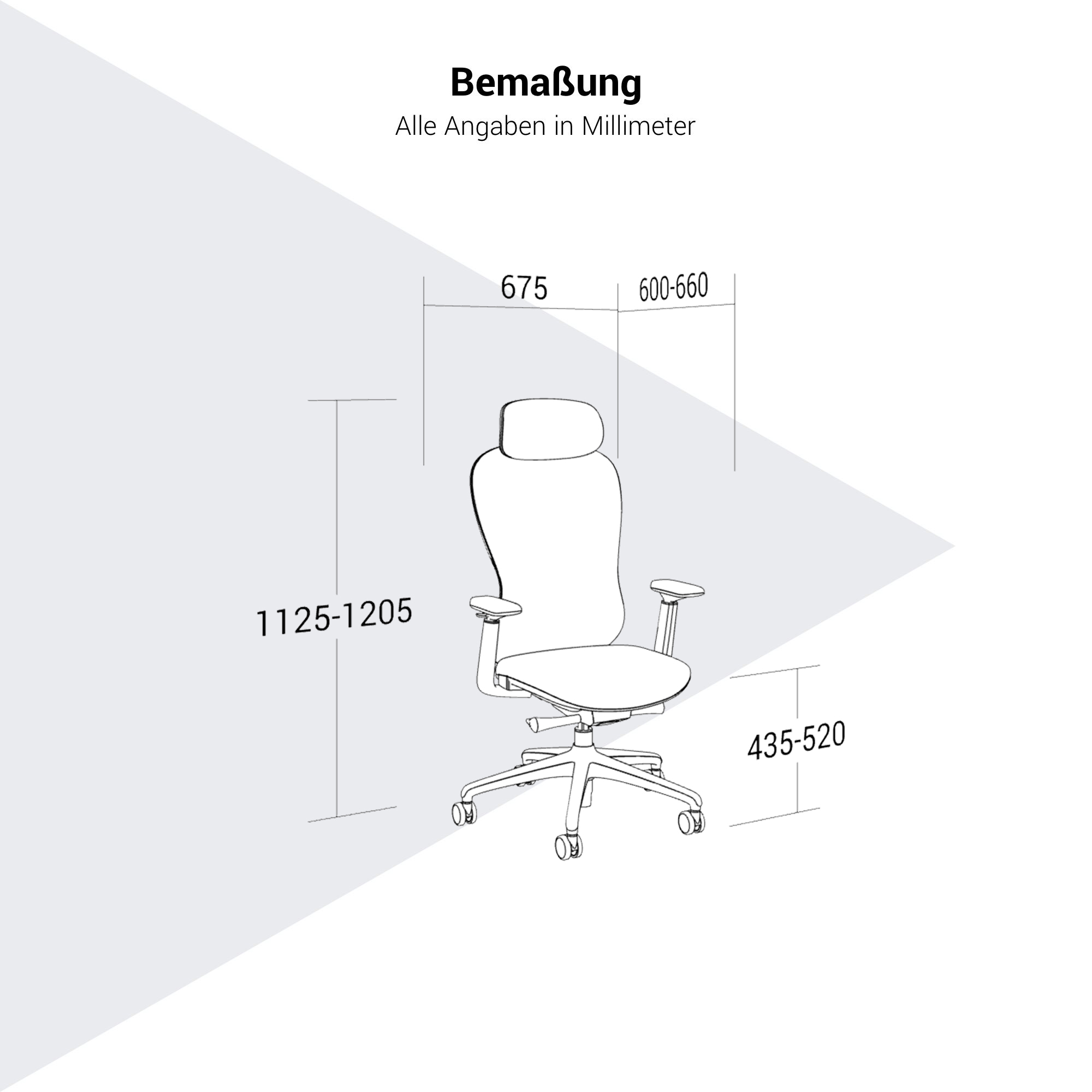 ACTIVE PRO Siège de bureau pivotant | Mécanisme synchrone, accoudoirs 4D, noir - 11 Main Image