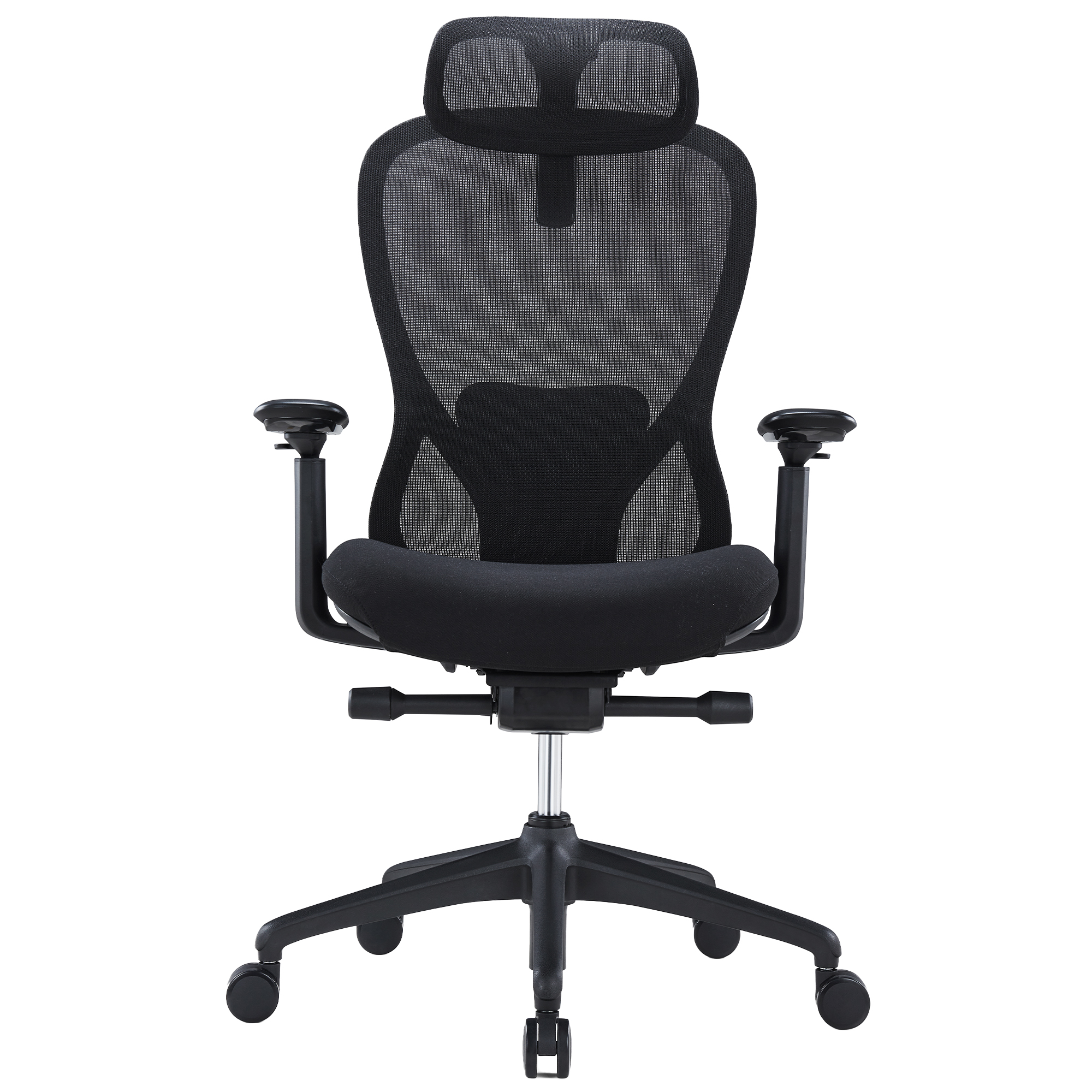 ACTIVE PRO Siège de bureau pivotant | Mécanisme synchrone, accoudoirs 4D, noir - 6 Main Image