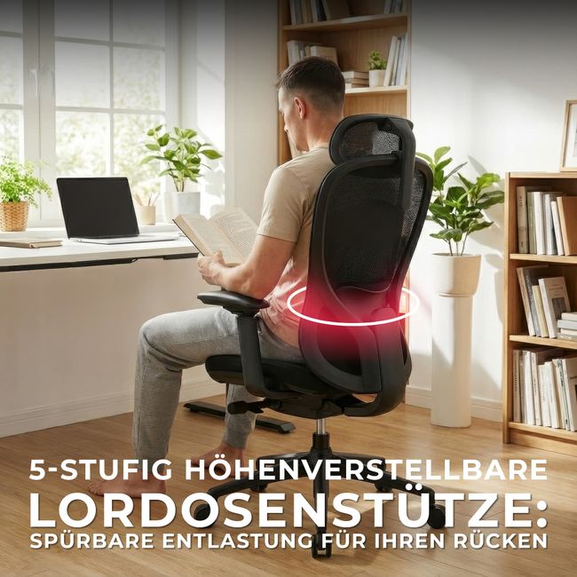 ACTIVE PRO Bürodrehstuhl | Synchronmechanik, 4D-Armlehnen, Grün