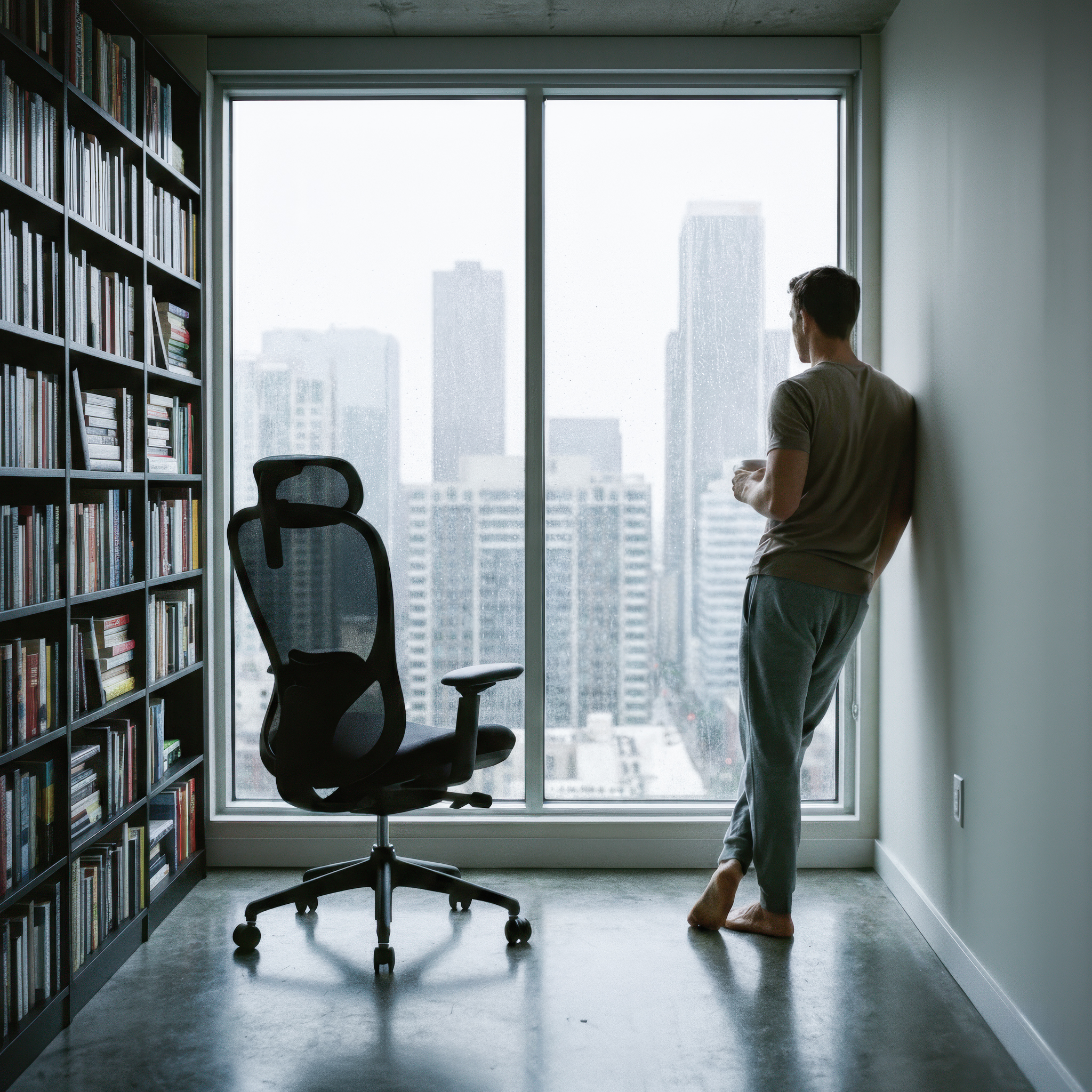 ACTIVE PRO Bürodrehstuhl | Synchronmechanik, 4D-Armlehnen, Grau - 9 Main Image