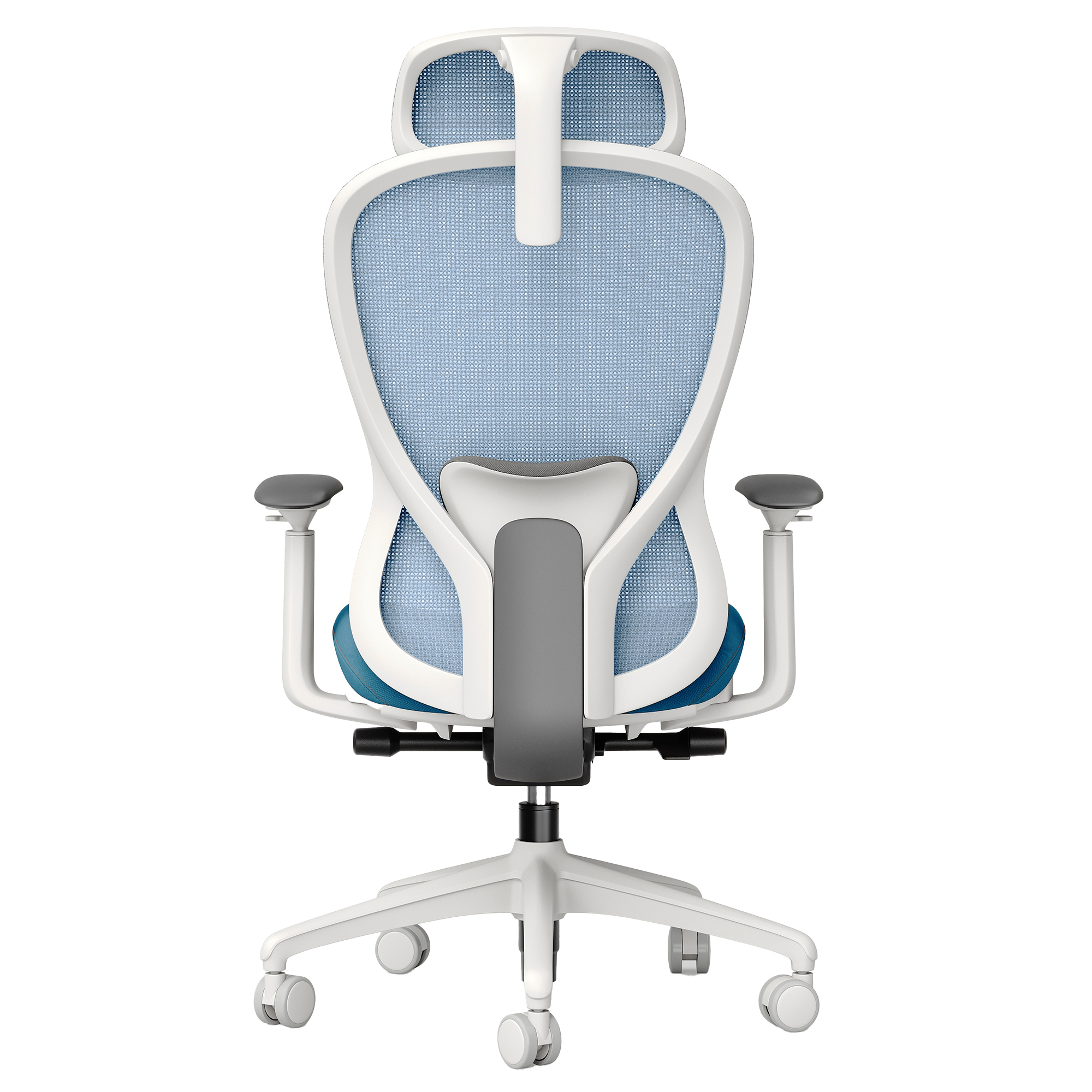 ACTIVE PRO Siège de bureau pivotant | Mécanisme synchrone, accoudoirs 4D, bleu - 5 Main Image