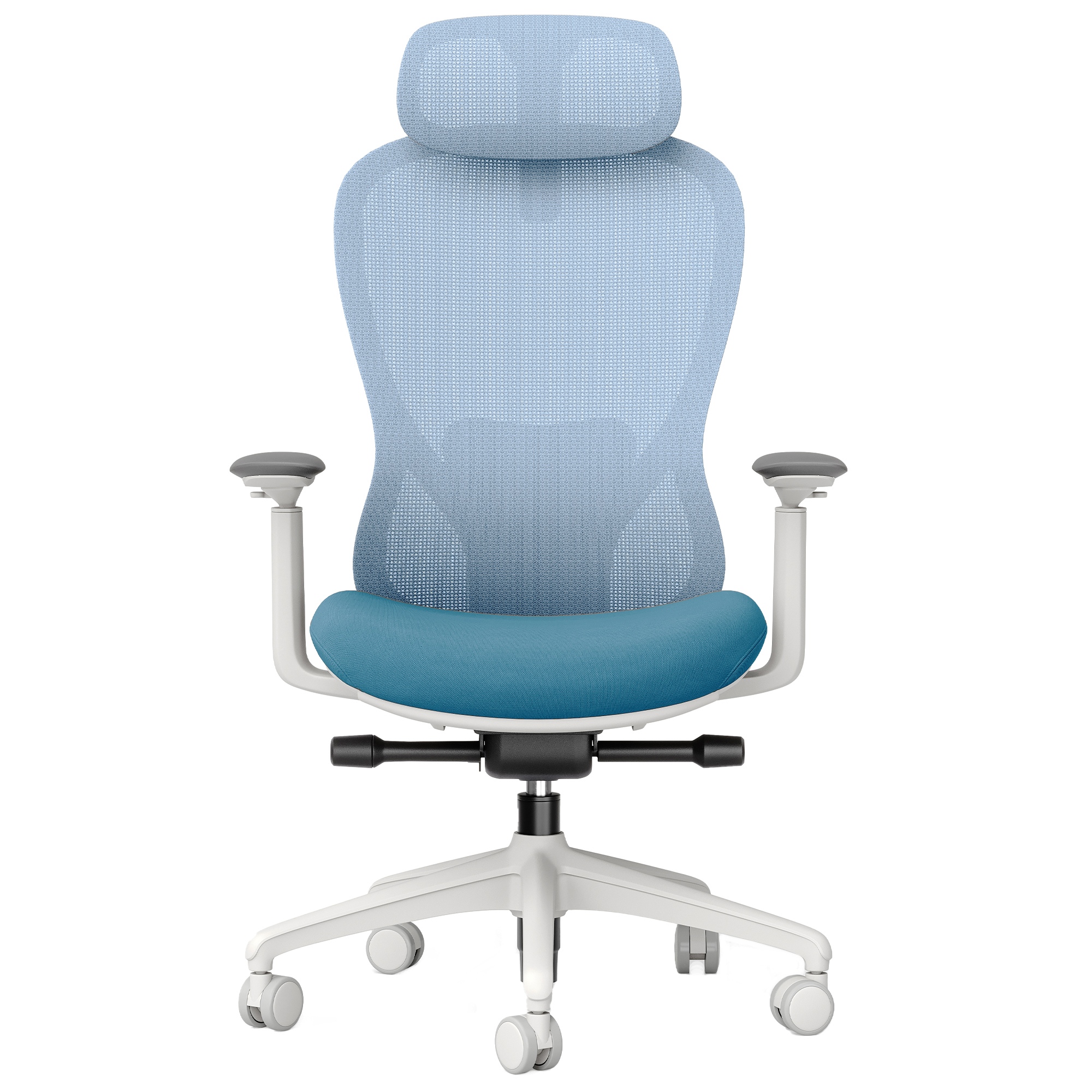 ACTIVE PRO Siège de bureau pivotant | Mécanisme synchrone, accoudoirs 4D, bleu - 6 Main Image