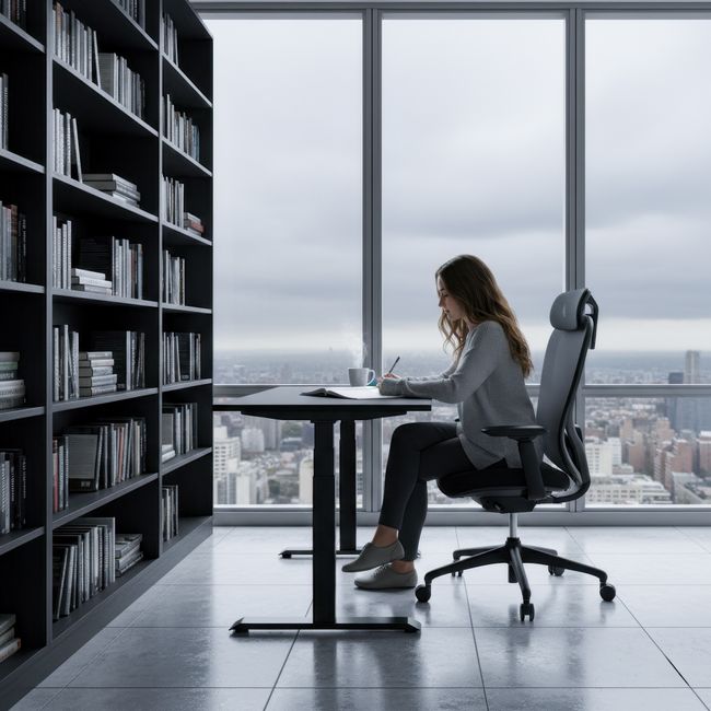 ACTIVE PRO Bürodrehstuhl | Synchronmechanik, 4D-Armlehnen, Blau