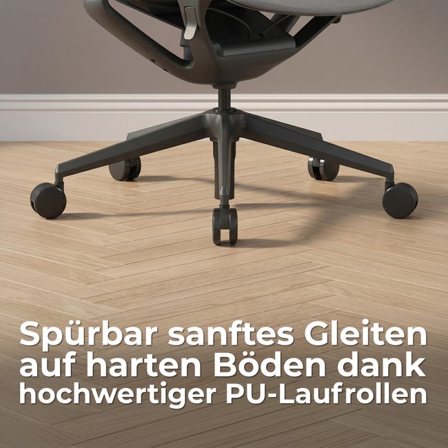BLOOM Bürodrehstuhl | 3D-Armlehnen, Kopfstütze, Coral
