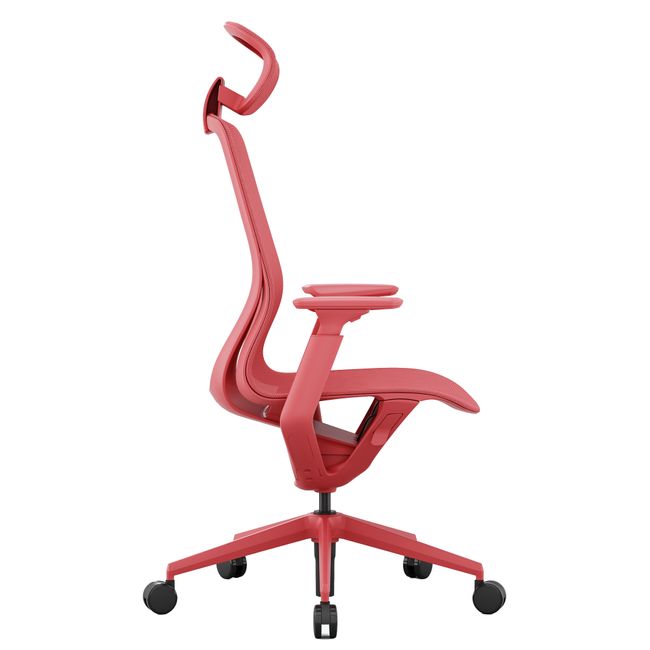 BLOOM Bürodrehstuhl | 3D-Armlehnen, Kopfstütze, Coral