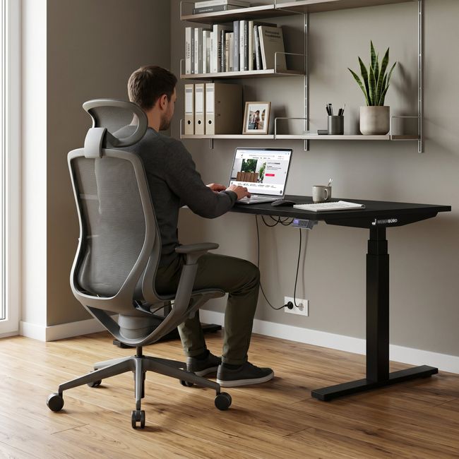 BLOOM Bürodrehstuhl | 3D-Armlehnen, Kopfstütze, Coral