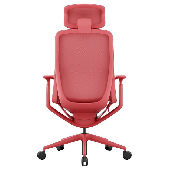 BLOOM Bürodrehstuhl | 3D-Armlehnen, Kopfstütze, Coral