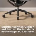BLOOM Bürodrehstuhl | 3D-Armlehnen, Kopfstütze, Coral