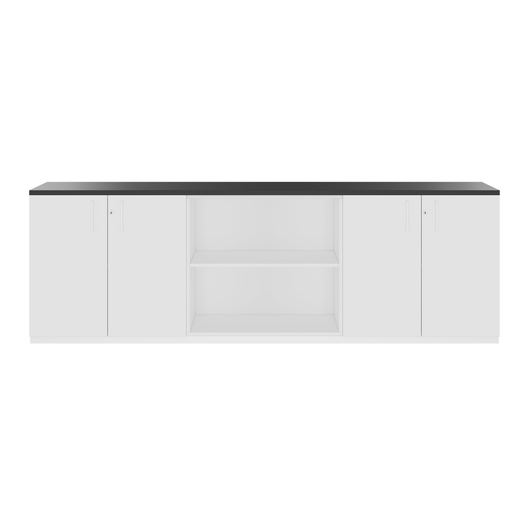 CHOICE Set di armadietti | 2oh, 2400 x 785 mm, bianco - 3 Main Image