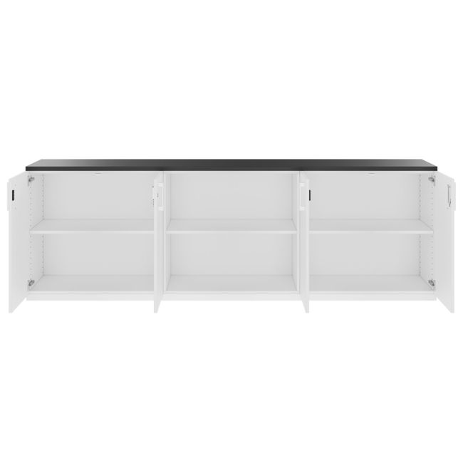 CHOICE Schrankset | 2OH, 2400 x 785 mm, Weiß