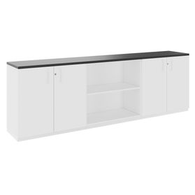 CHOICE Schrankset | 2OH, 2400 x 785 mm, Weiß